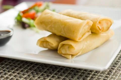 Spring roll Stock Photos