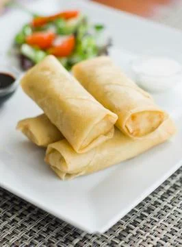 Spring roll Stock Photos