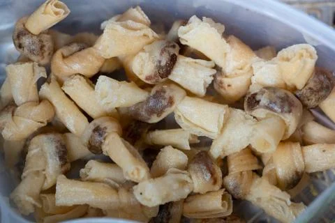 Spring roll shrimp Stock Photos