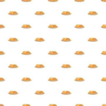 Spring rolls pattern for food and cuisine background Illustrazione stock