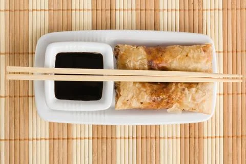 Spring rolls Stock Photos