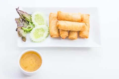 Spring rolls Foto stock