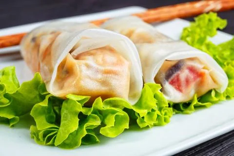 Spring rolls Stock Photos