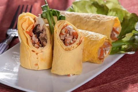 Spring rolls Stock Photos