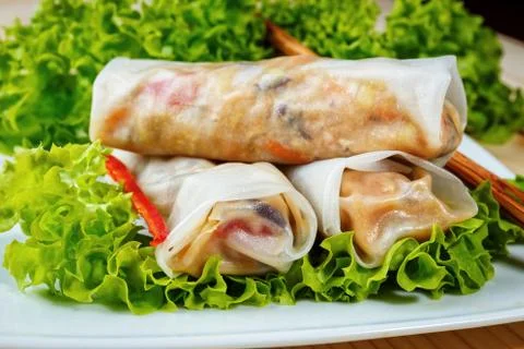 Spring rolls 写真素材
