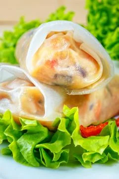 Spring rolls Fotos de archivo