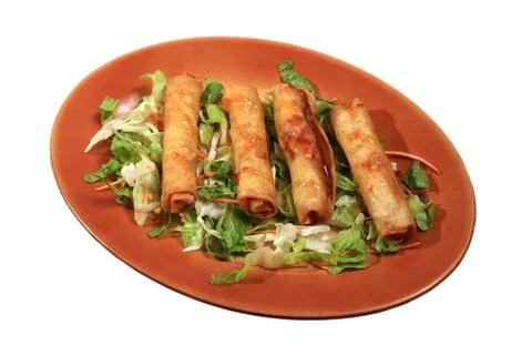 Spring rolls Stock Photos