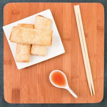 Spring rolls Stock Photos