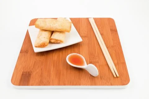 Spring rolls Stock Photos