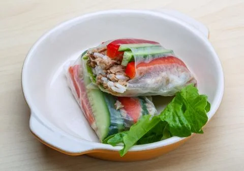 Spring rolls Stock Photos
