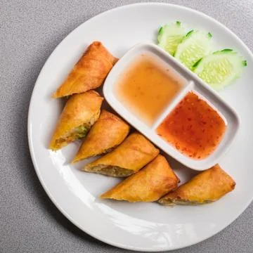 Spring rolls Stock Photos