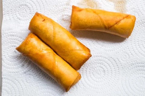 Spring rolls Stock Photos