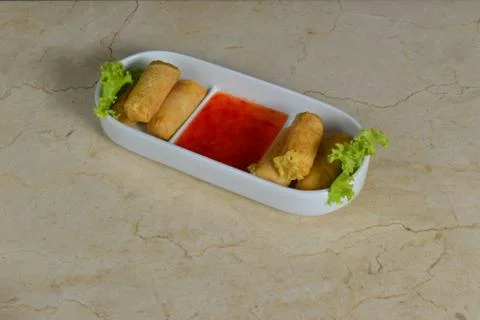 Spring rolls Stock Photos