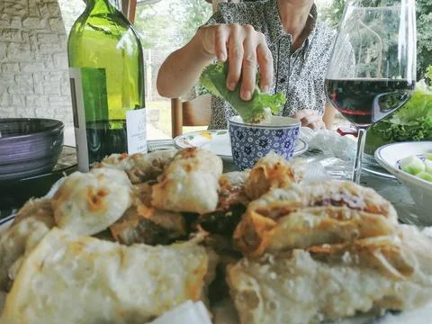 Spring rolls Stock Photos