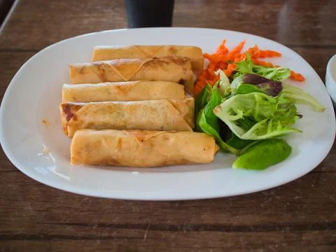 Spring Rolls Foto stock