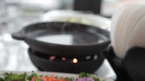 Spring rolls with vegetable and pork 02 Stock Footage 144430406