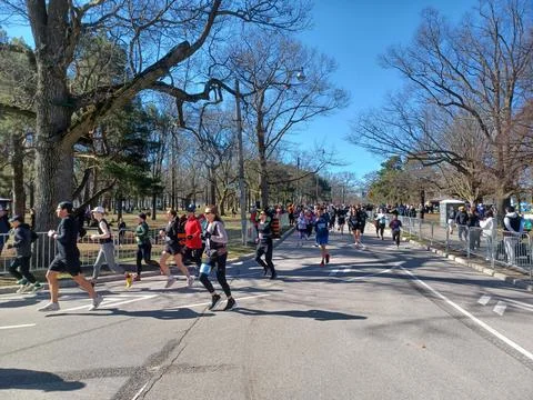 Spring Runoff Race Day Stock-Fotos