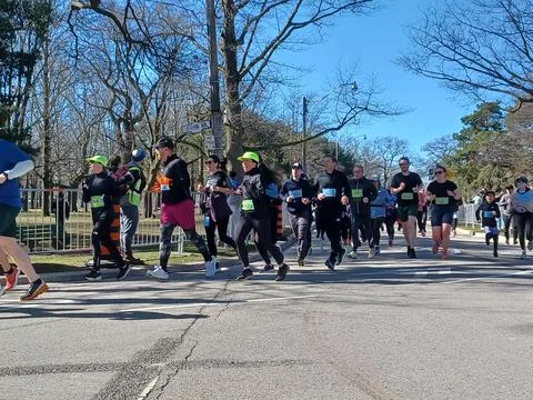 Spring Runoff Race Day Stock Photos