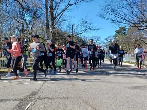 Spring Runoff Race Day Stock Photos