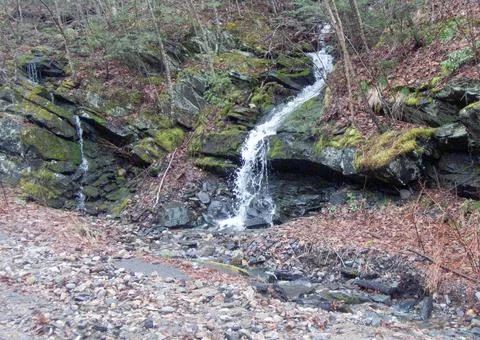 Spring runoff waterfall Stock Photos