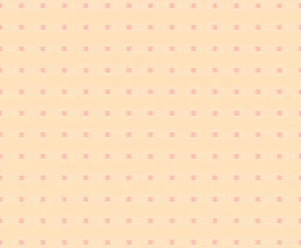 Spring rustic bloom tileable outline background pattern with linen white, soft r Stock Illustration