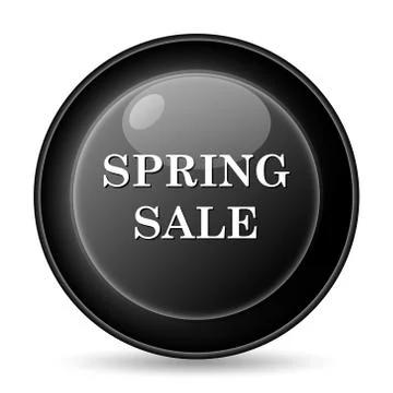 Spring sale icon. internet button on white background.. Stock Illustration