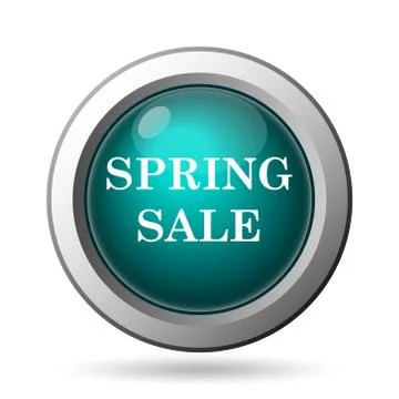 Spring sale icon. internet button on white background.. Stock Illustration
