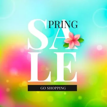 Spring sale Stock Illustration