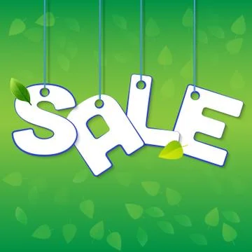 Spring Sale Stock Illustration
