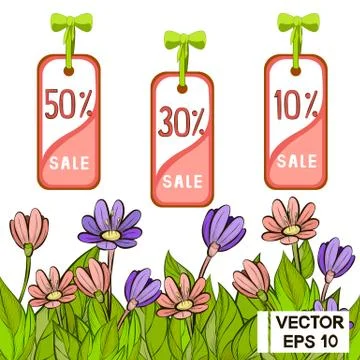 Spring sale Иллюстрация