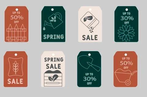 Spring sale Stock Illustration