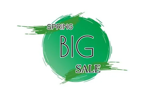 Spring sale vector background Stock Illustration