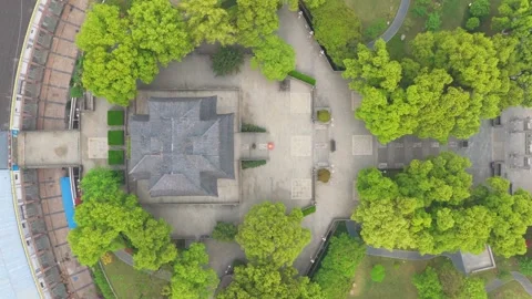 Spring Scenery of Longwang Temple Park in Wuhan, Hubei, China Video stock 333504061