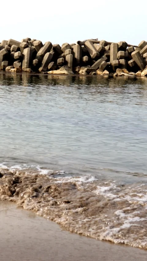 Spring scenery of the Sea of ​​Japan Stock Footage 335190048