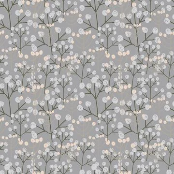 Spring seamless pattern children's cute. floral seamless pattern with many de Stock Illustration
