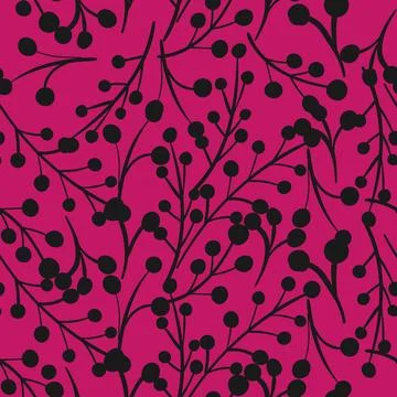 Spring seamless pattern with sprigs. Vector stock illustration for fabric Stock Illustration