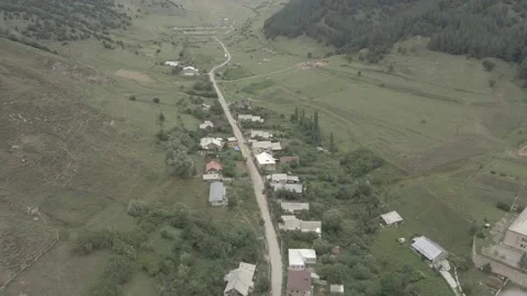 Spring settlement view 16 Stock Footage 330751865