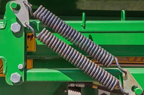 Spring shock absorber Stock Photos