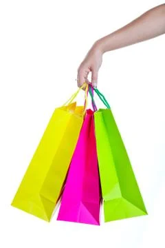 Spring shopping Stock Photos