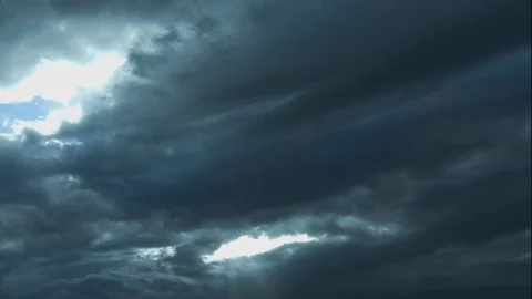 Spring sky. Day for night. Stock Footage 75469442