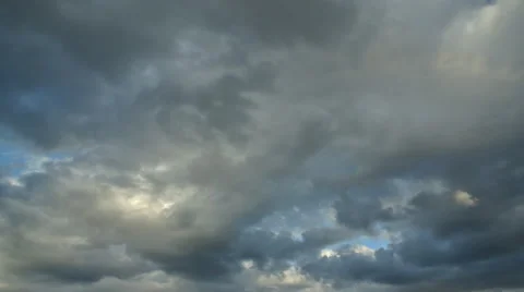 Spring sky. Timelapse Stock Footage 49227896