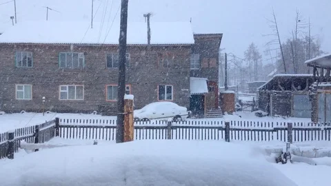 Spring snow 1 스톡 동영상 102417355