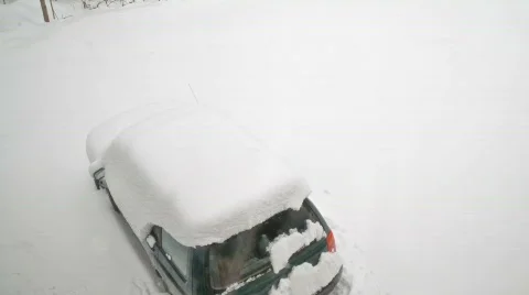 Spring Snow Removal Stock Footage 354104