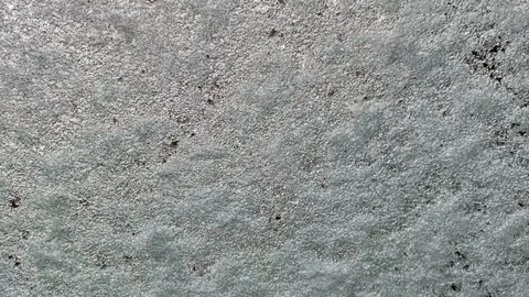 Spring snow on a windshield with wipers revealing trees Stock Footage 105961469