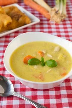 Spring soup Stock Photos