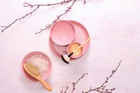 Spring spa treatment concept Foto stock