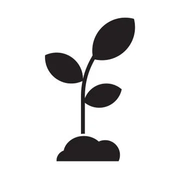 Spring Sprout Icon Stock Illustration