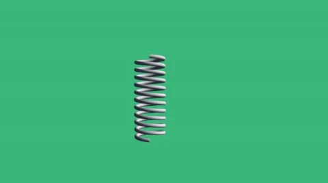 The Spring is Sprung, Animation:  Loop + Matte Video stock 42136123