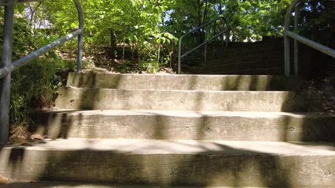 SPRING STAIRCASE Stock Footage 195679372