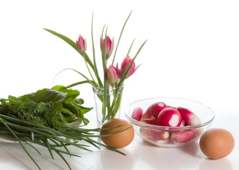Spring still life Stock Photos
